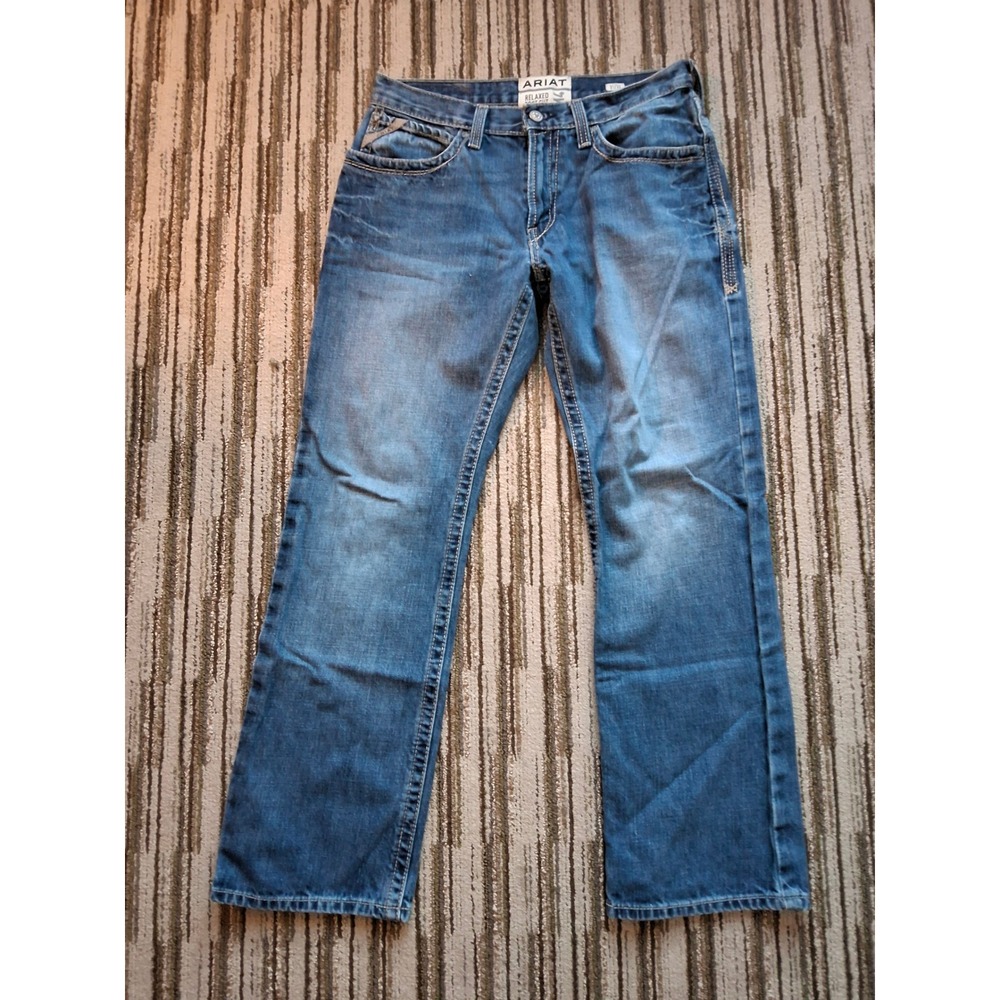 Ariat M4 Relaxed Boot Cut Jeans Mens 31x32 Medium Wash Denim Pants